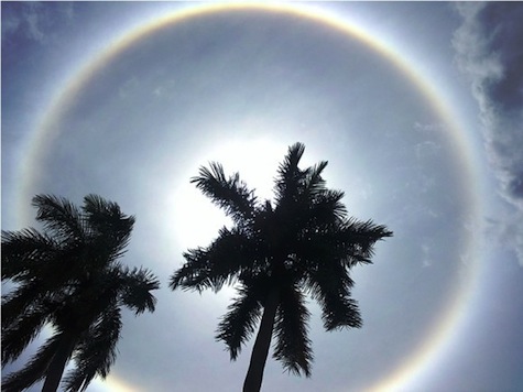 Halo Solar asombra a los habaneros (VIDEO)