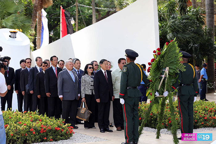 Canciller de China Taiwán visita Nicaragua 