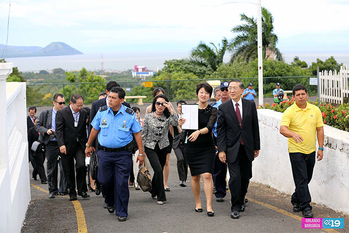 Canciller de China Taiwán visita Nicaragua 