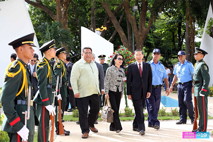 Canciller de China Taiwán visita Nicaragua 