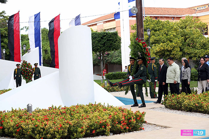 Canciller de China Taiwán visita Nicaragua 