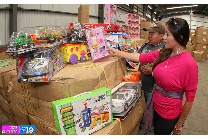 Gobierno Sandinista culmina distribución de juguetes en Managua