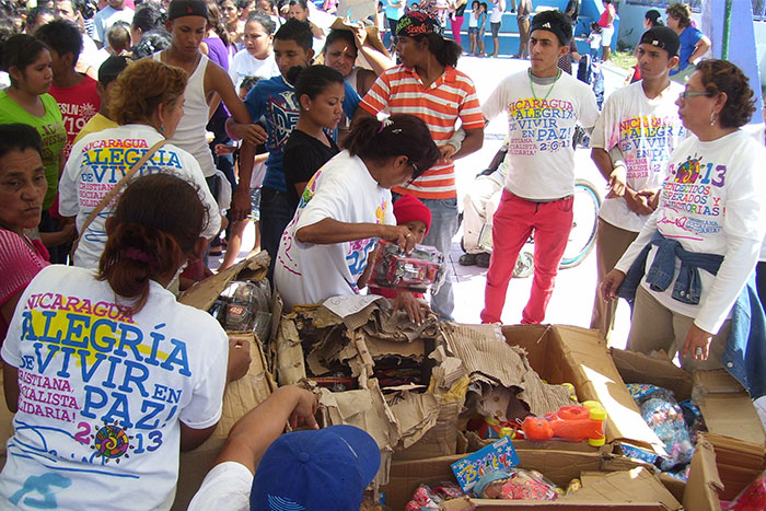 Gobierno Sandinista entrega más de 82 mil juguetes a niñ@s de Managua