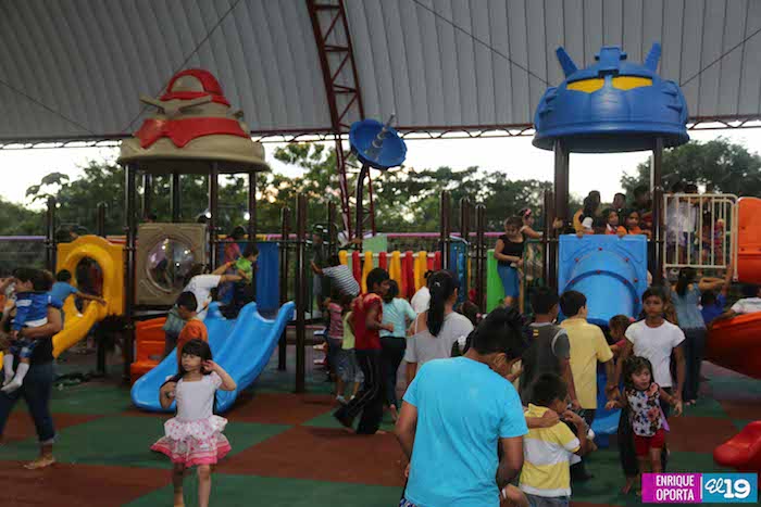 Inauguran hermoso parque infantil en Nindirí  