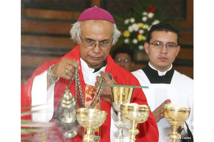 Tipitapeños celebran al Señor de Esquipulas en compañía del Cardenal Brenes
