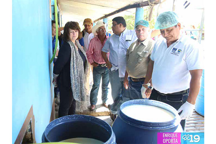 Directora de Cooperación de UE visita a protagonistas de programas de Gobierno Sandinista