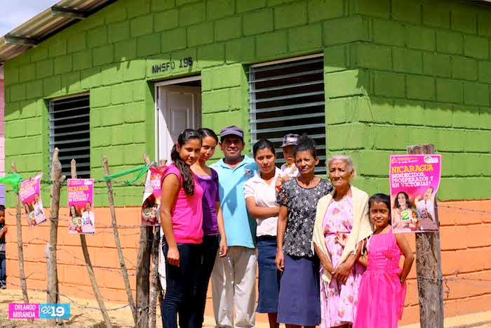 Gobierno restituye derecho a vivienda a familias de San Fernando, Nueva Segovia