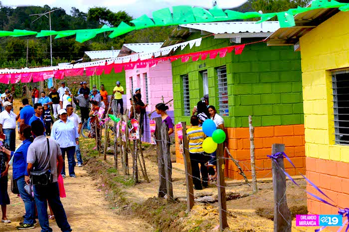 Gobierno restituye derecho a vivienda a familias de San Fernando, Nueva Segovia
