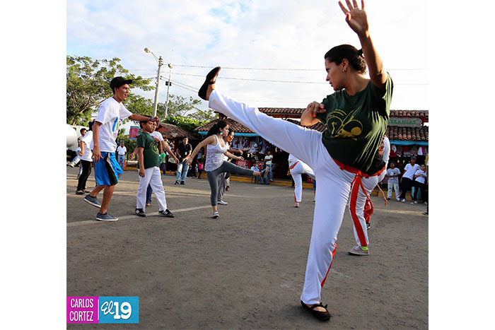 Juventud Sandinista impulsa el deporte en espacios de recreación en la capital