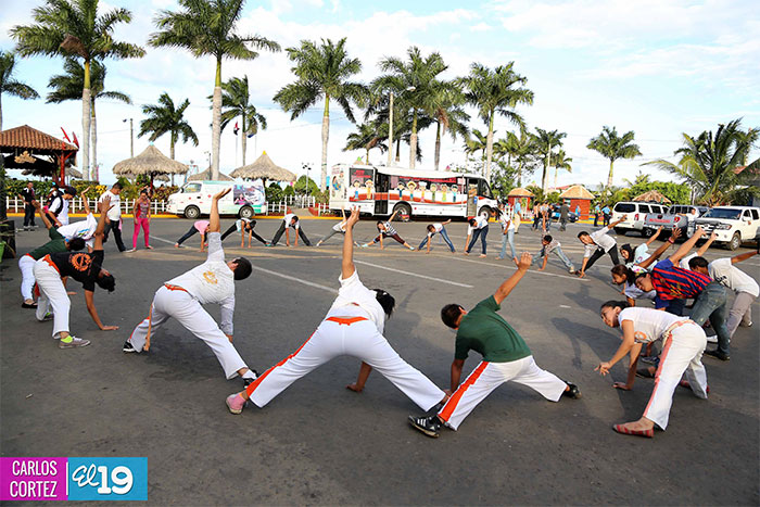 Juventud Sandinista impulsa el deporte en espacios de recreación en la capital