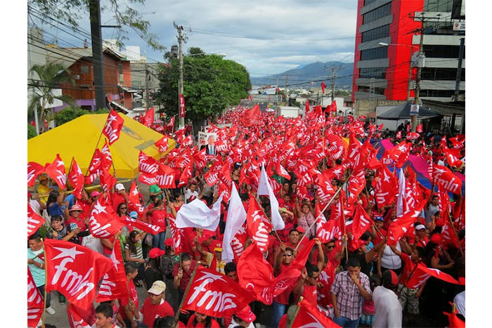FMLN cierra campaña en El Salvador (FOTOS)