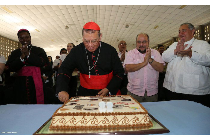 UNICA celebra aniversario natal del Cardenal Miguel Obando y Bravo