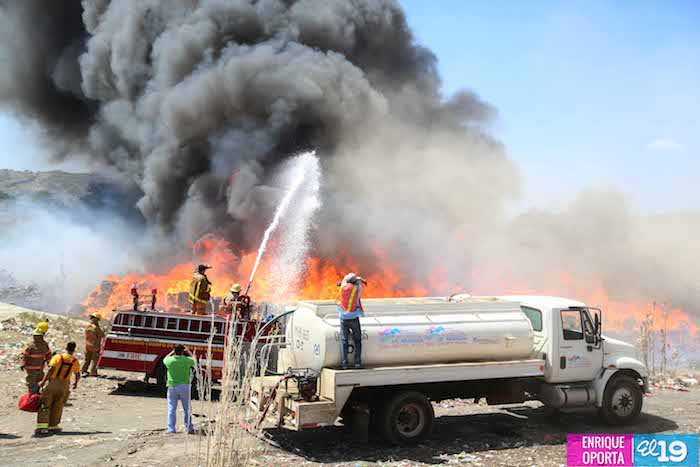 Emergencia en vertedero La Chureca está bajo control
