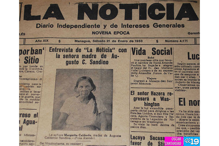 Colección Sandino tras los escaparates