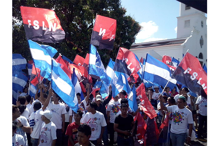 Juventud Sandinista solidaria con Revolución Bolivariana de Venezuela