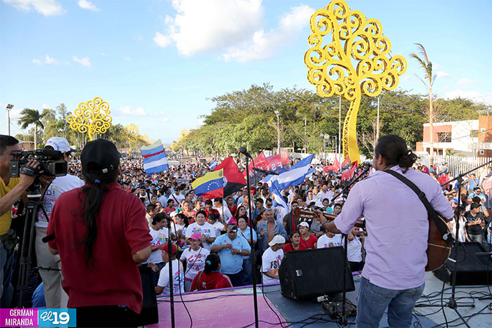 Nicaragua canta con Amor, Dignidad y Paz en respaldo al Gobierno Bolivariano de Venezuela