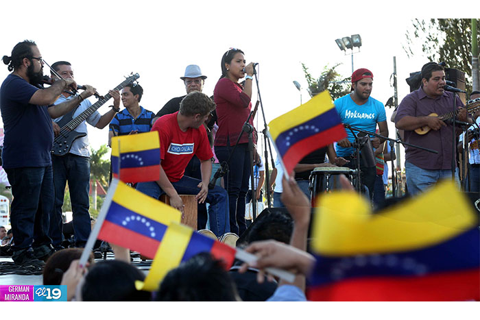 Nicaragua canta con Amor, Dignidad y Paz en respaldo al Gobierno Bolivariano de Venezuela