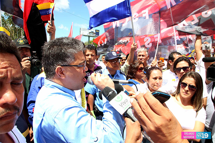 Canciller Elías Jaua agradece amor y solidaridad de Nicaragua
