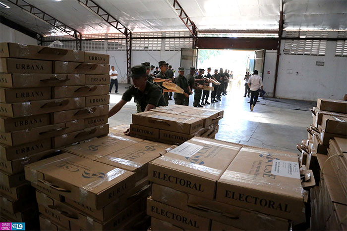 Inicia traslado de material electoral hacia la Costa Caribe