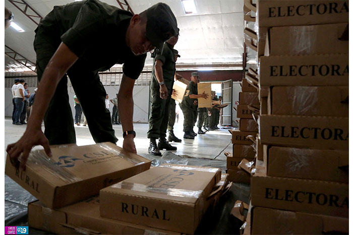 Inicia traslado de material electoral hacia la Costa Caribe