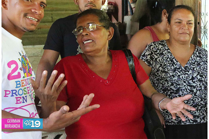 FSLN cierra campaña en Bilwi sosteniendo encuentros con familias