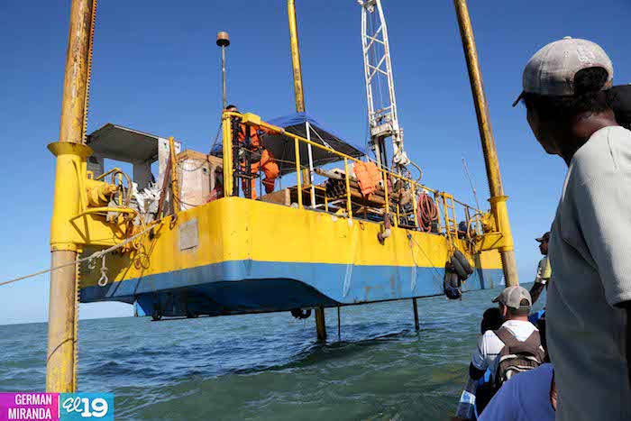 Avanzan estudios de suelo para construcción de nuevo muelle en Bilwi