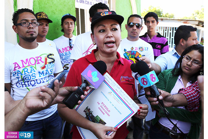Gobierno continúa entrega de 13 mil títulos de propiedad en saludo a la Mujer Nicaragüense