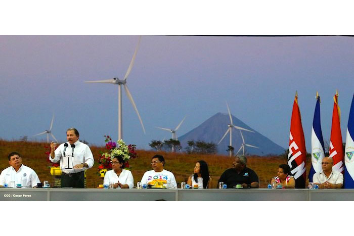 Presidente Daniel inaugura Parque Eólico “Comandante Camilo Ortega” en Rivas