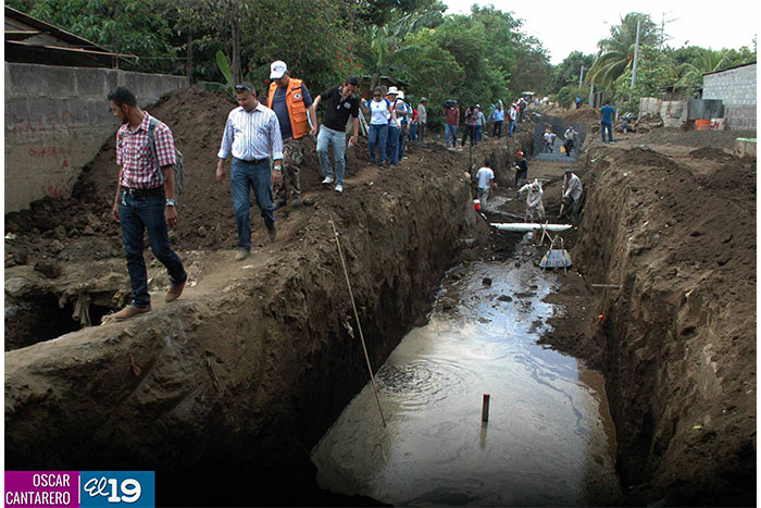 Alcaldía y Defensa Civil inspeccionan puntos críticos del distrito VII de Managua