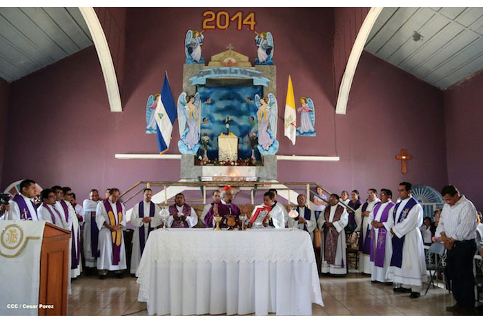 Cardenal Brenes y fieles católicos realizan cuarta peregrinación hacia el Santuario de Nuestro Señor de Esquipulas en La Conquista