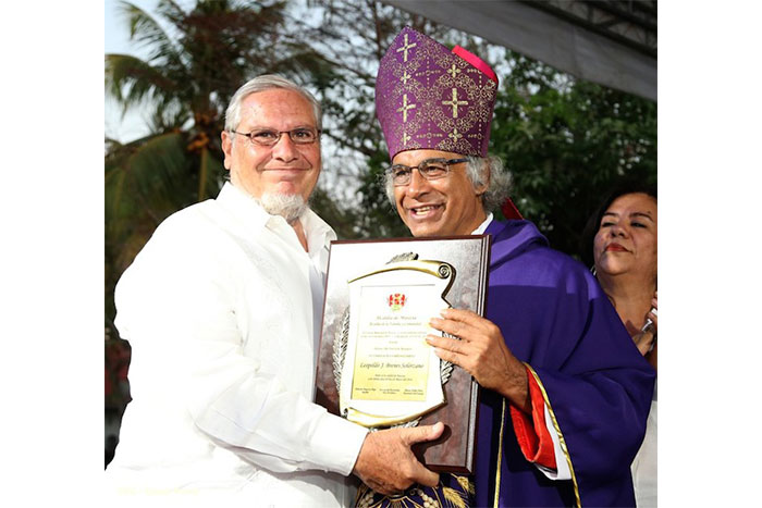 Masaya se desbordó en recibimiento al Cardenal Leopoldo Brenes
