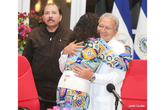 Nicaragua y El Salvador abogan por fortalecer cooperación y unidad en Centroamérica y América Latina