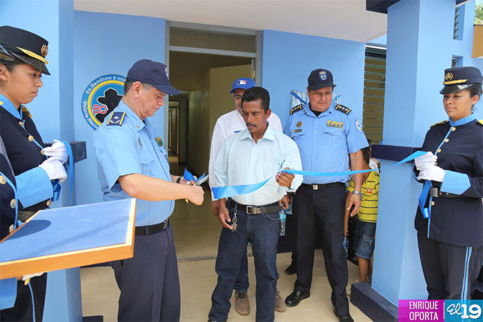 Familias de Mulukukú cuentan con moderna estación policial
