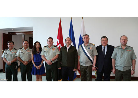 Presidente Daniel se reúne con Jefe del Estado Mayor de Fuerzas Armadas de la Federación Rusa