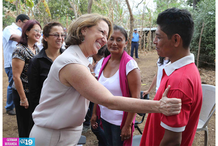 Rebeca Grynspan conoce experiencias de programas del Gobierno Sandinista en Nicaragua