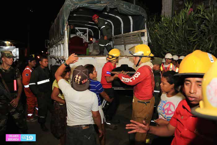 Gobierno evacua a familias de escombros de Managua y sector ‘El Hoyo’, tras terremoto de 6.2 y réplicas
