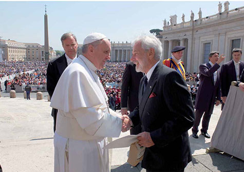 Presidente Daniel invita al Papa Francisco a visitar Nicaragua