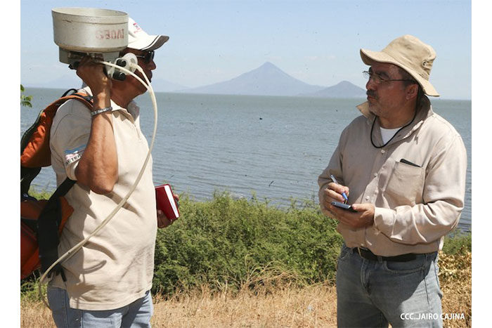 Expertos en vulcanología realizan evaluaciones y monitoreo de gases en zonas cercanas a Apoyeque y Momotombo