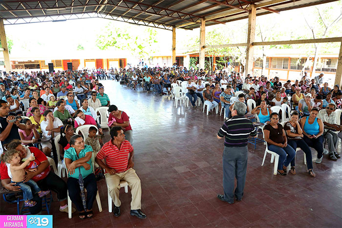 Pueblo nagaroteño participa en asambleas informativas 