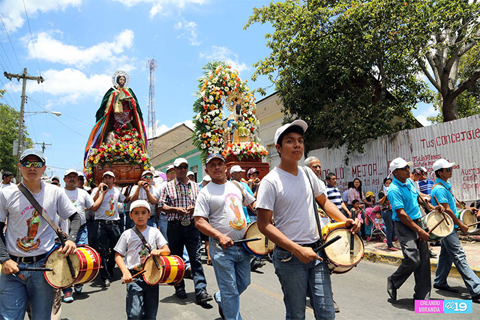 Sanmarqueños celebran a su Santo Patrono en el tradicional Tope de los Santos