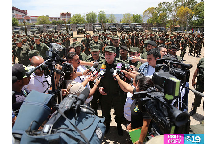 Ejército de Nicaragua hace traspaso de mando del Primer Comando Militar Regional en Estelí