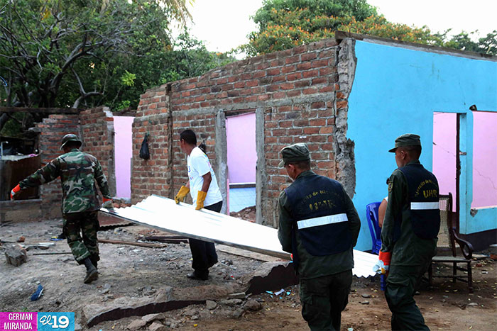 Gobierno continúa enviando materiales de construcción para familias de Nagarote