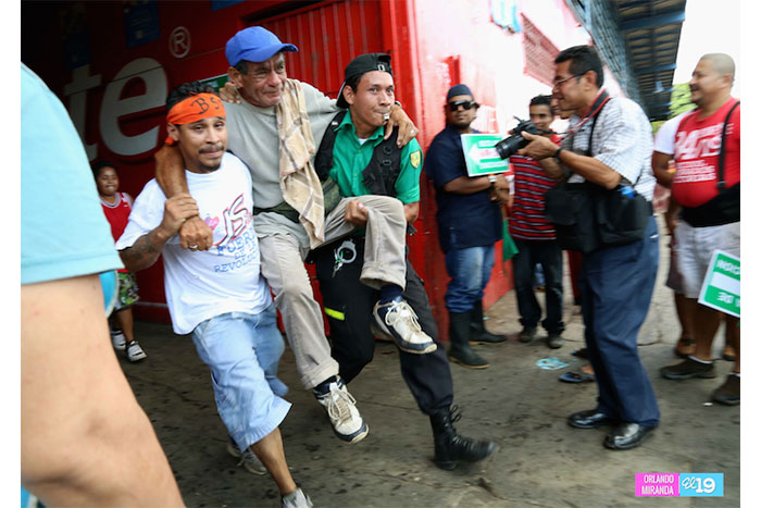 Exitosa jornada de simulacros en mercados de Managua