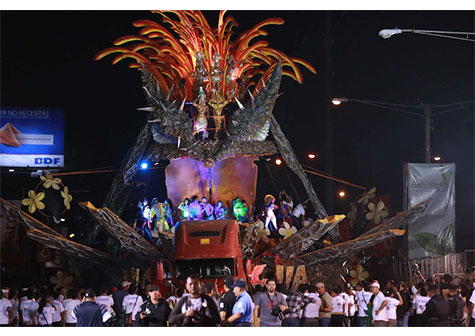 Alegría desbordante en Carnaval Alegría por la Vida