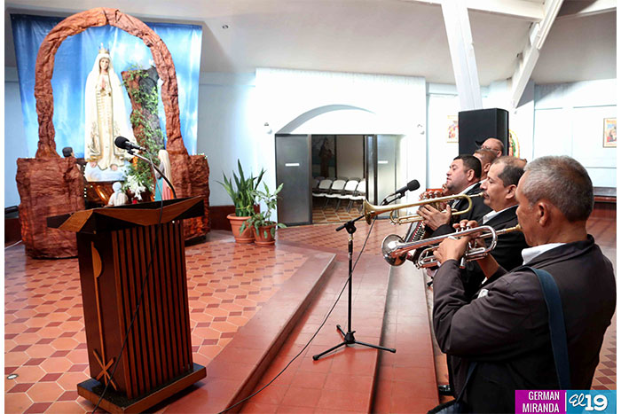 Nicaragua amanece celebrando a la Virgen de Fátima