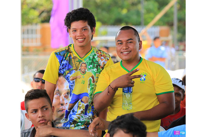 Nicaragüenses disfrutaron inicio del Mundial Brasil 2014 en la “Zona Futbolera”