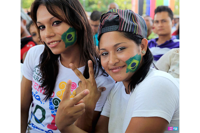 Nicaragüenses disfrutaron inicio del Mundial Brasil 2014 en la “Zona Futbolera”