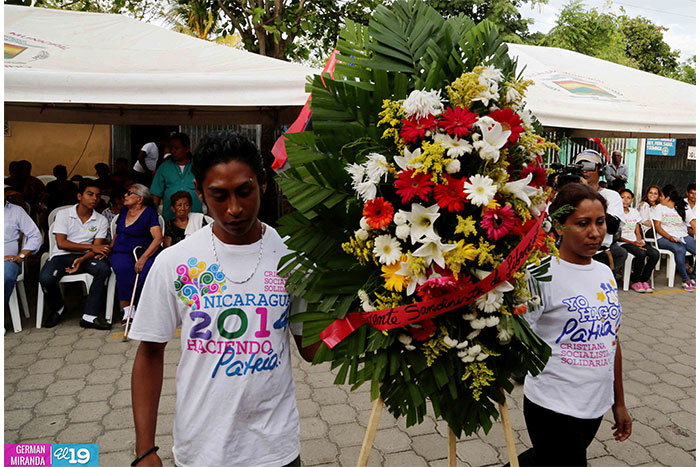 Ciudad Sandino conmemora a Héroes y Mártires de la Patria Libre