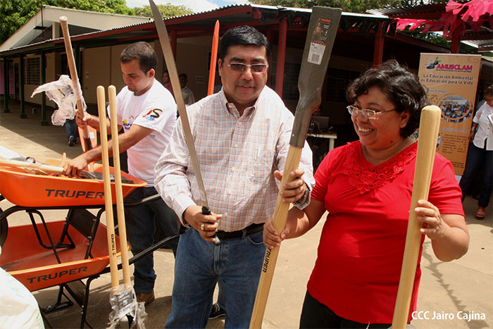 ALMA dota de herramientas a pequeños productores de la Cuenca Sur del Lago de Managua