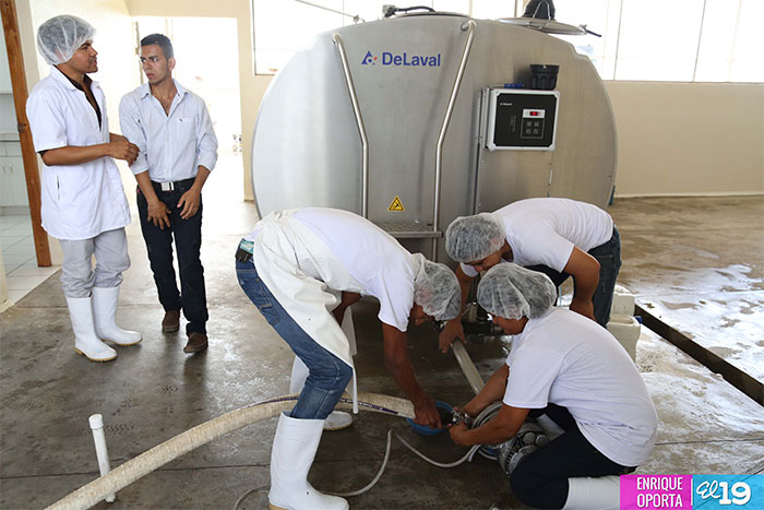 Inauguran moderno acopio de leche en Santo Domingo, Chontales